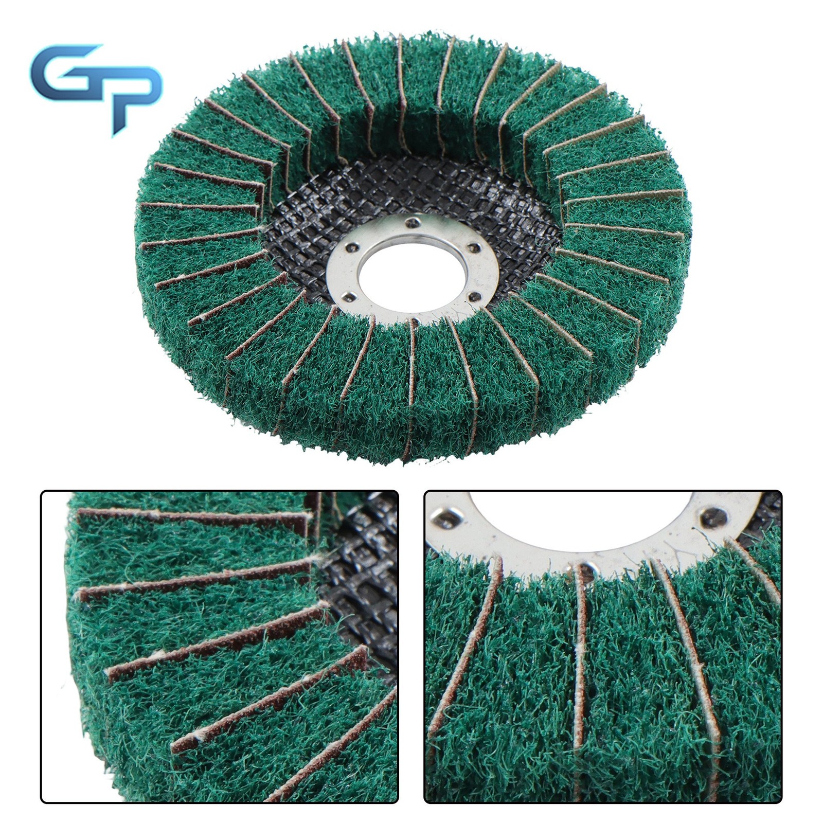 10Pack 120 & 240 Grit Scour Flap Discs 4.5Inch for Angle Grinder (4-1/2″ x 7/8″)