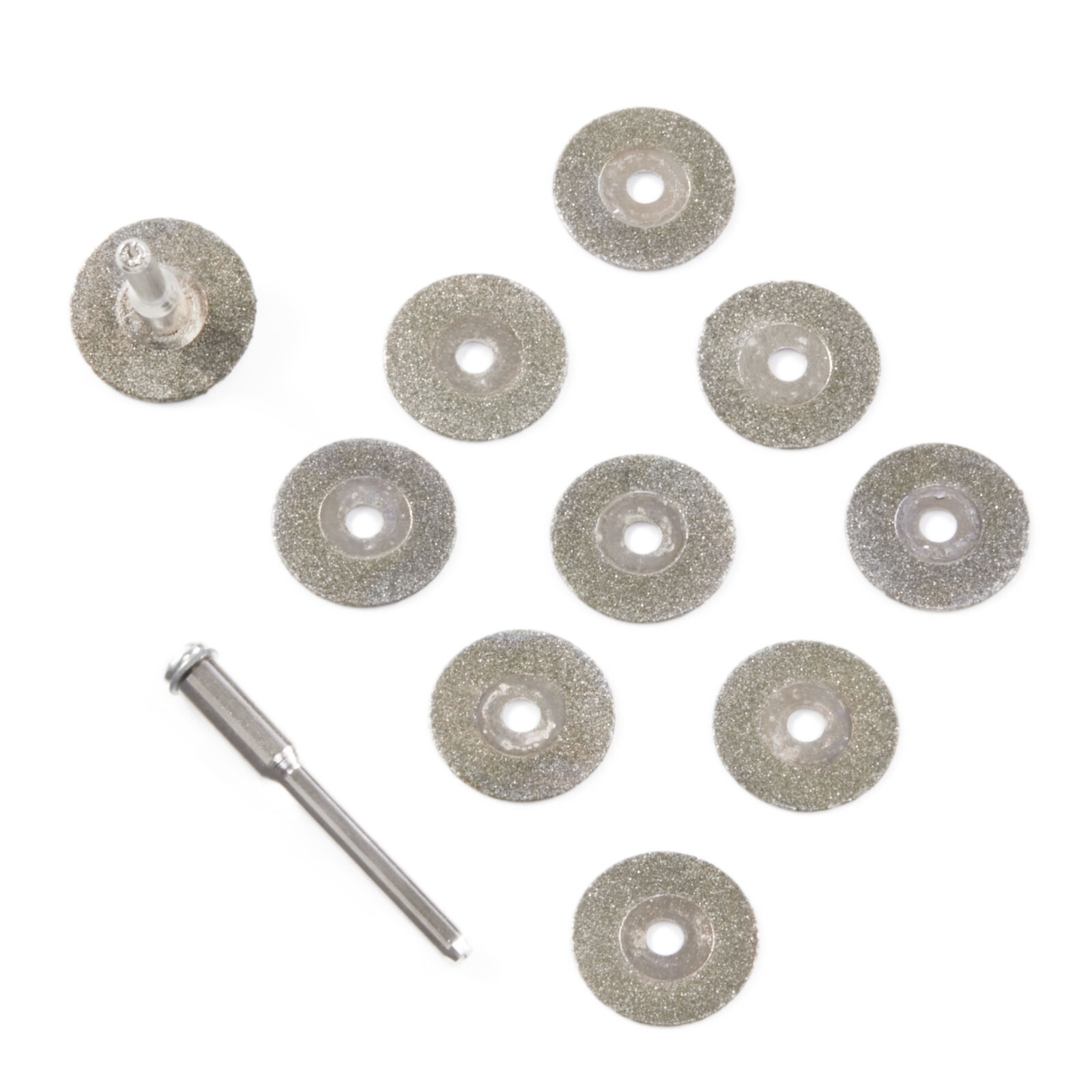 10Pcs 16mm 5/8″ inch Diamond Cutting Wheel Rotary Blades Cut-off Disc Shank 1/8″