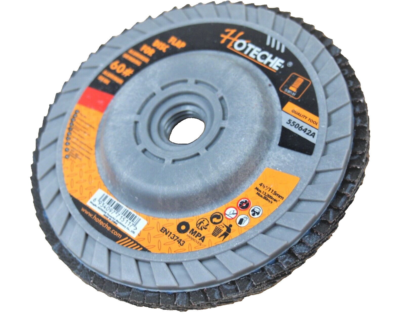 10Pc Flap Disc Speed Hub Grinding wheel 4-1/2″ x 5/8″-11 60 Grit For Aluminum