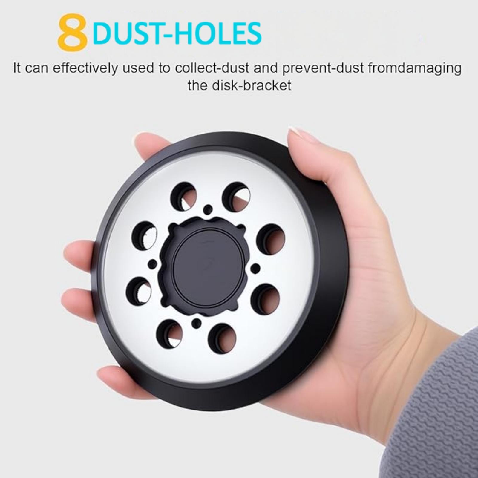 New 5″ 8-Hole 4-Screw Sander Pad Hook Loop For Dewalt DWE6421 N329079 DWE64233