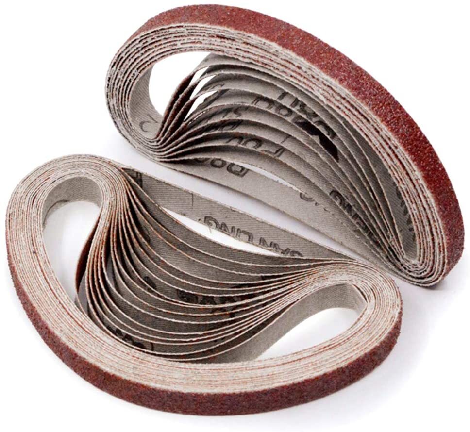 10x330mm Abrasive Sanding Belts For Belt Sander Metal Grinding Sandpaper 40~800#