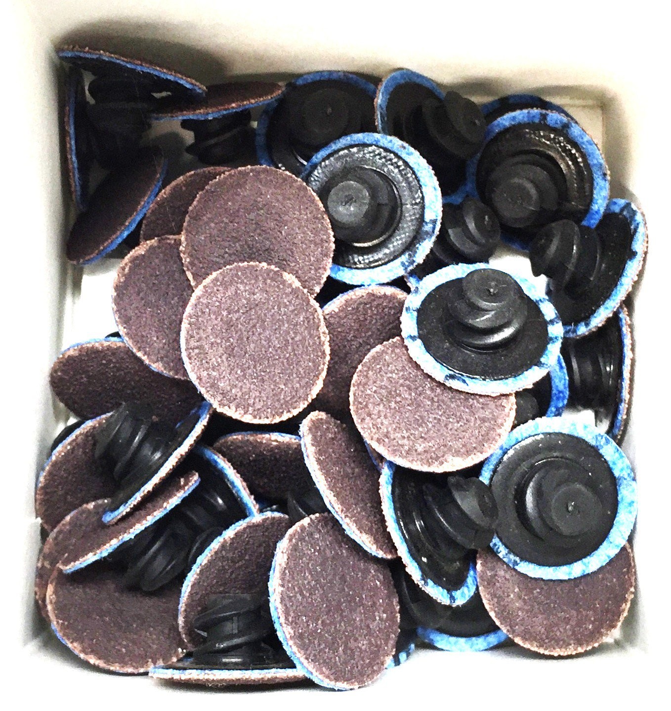 Norton Saint-Gobain 3/4″ 80-Grit Speed Lok TR Disc 666233-43208 [Lot of 49] NOS