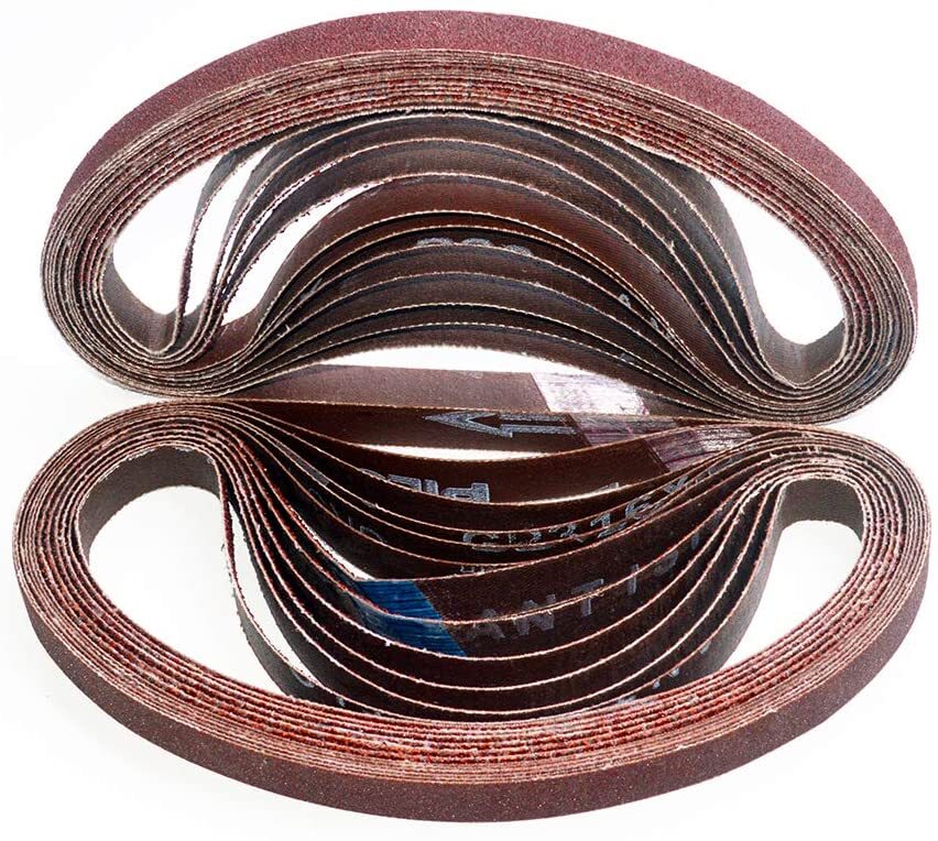 10x330mm Abrasive Sanding Belts For Belt Sander Metal Grinding Sandpaper 40~800#