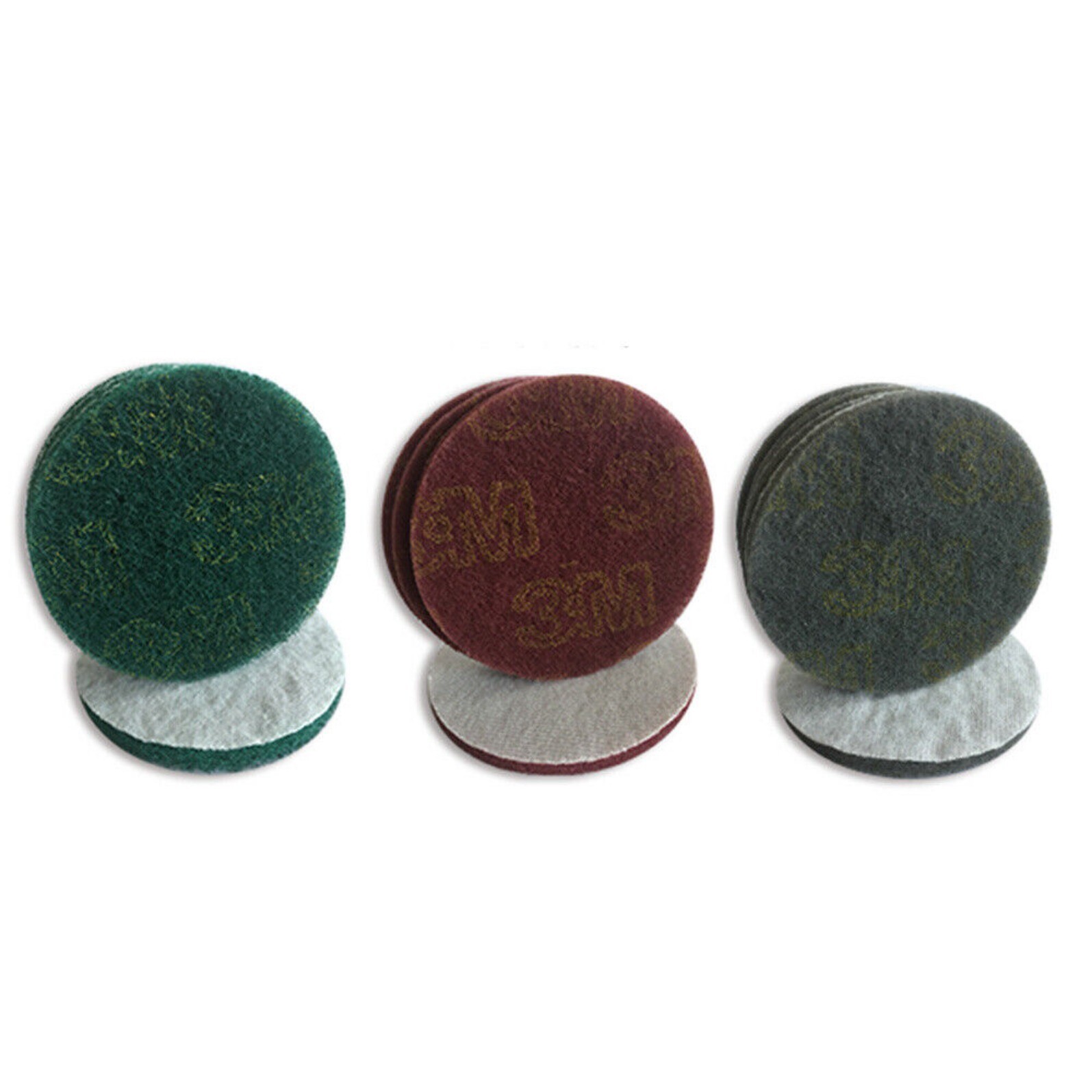 5 inch 125mm Scouring Pad Hook and Loop Abrasive Cleaning Pad Coarse Medium Fine