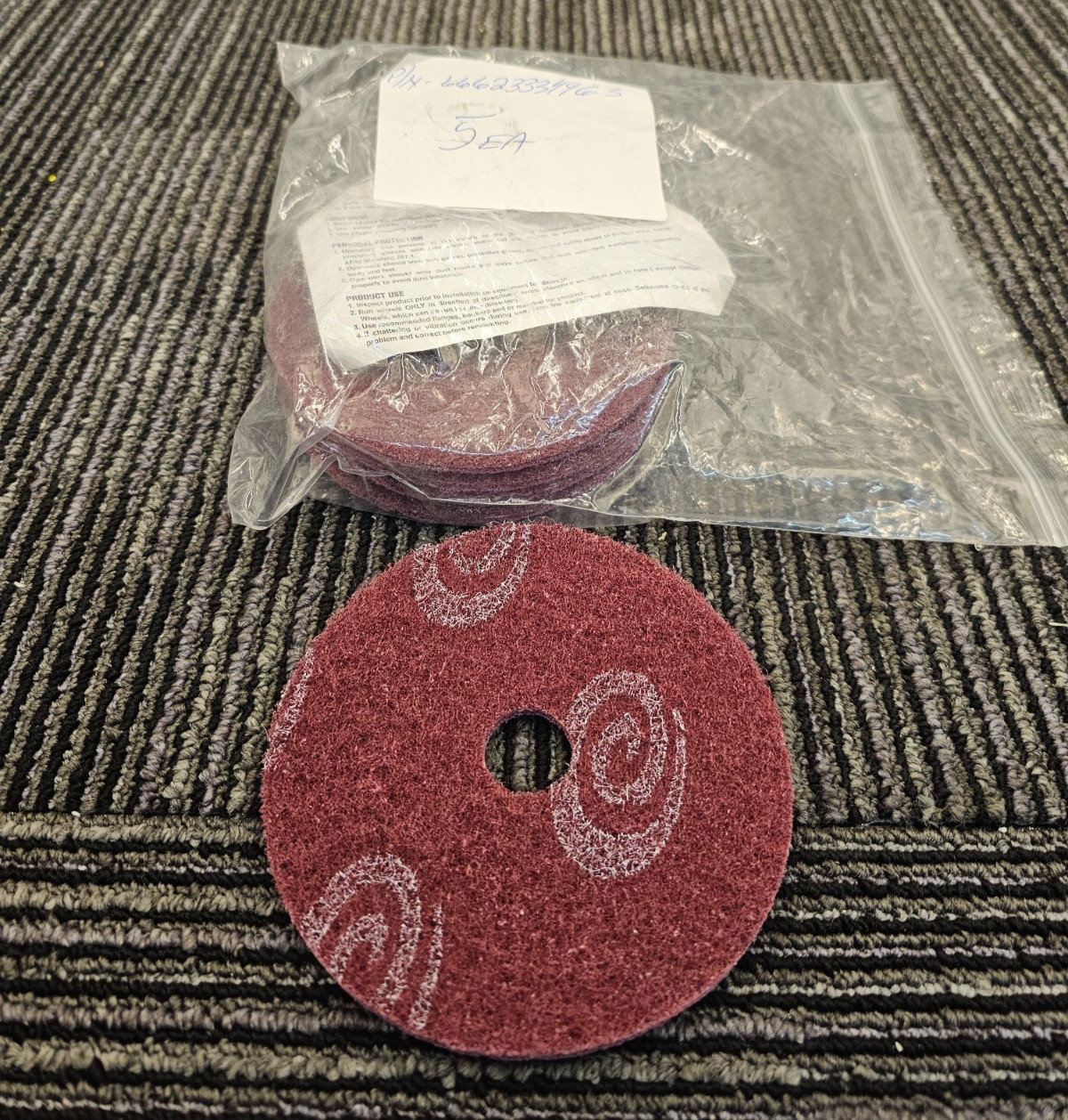 (QTY 5) 66623334963 Surface Conditioning Disc 5 in. x 7/8 in. Aluminum Oxide