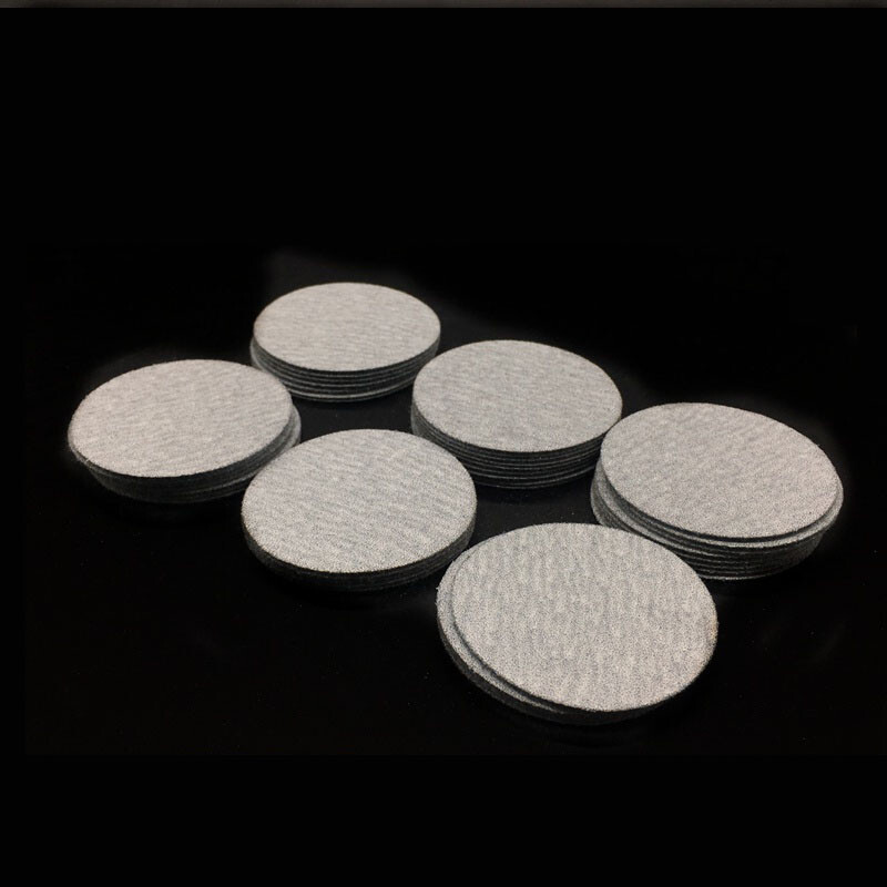 1″ Inch 25mm Flocking Disc Sandpaper Dry Grinding Use 60~1000 Grit Hook And Loop