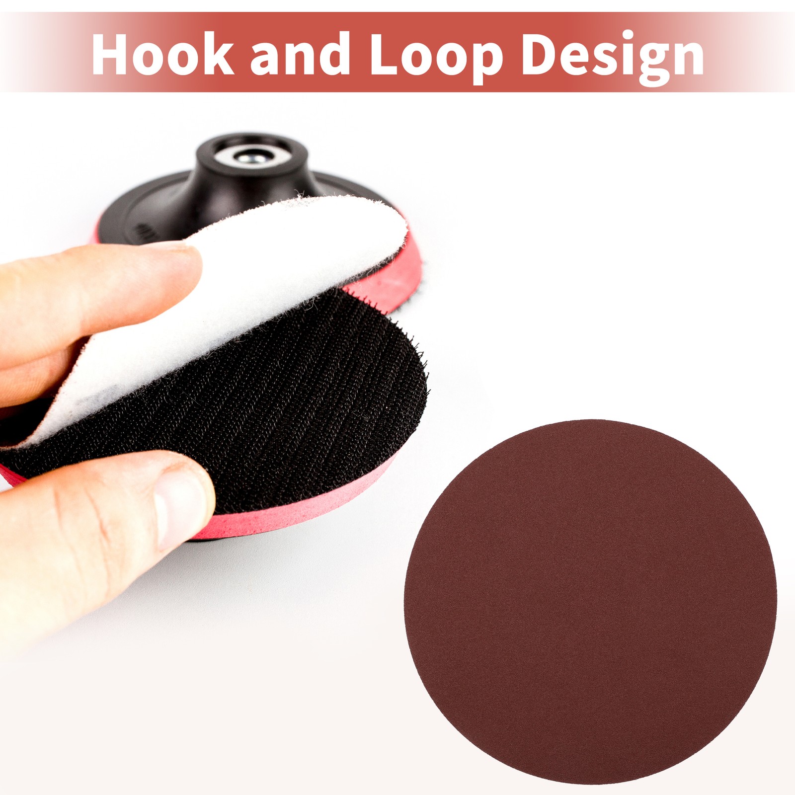 8 Inch Sanding Discs Round Hook and Loop Sandpaper 100 Grits – 15 PCS