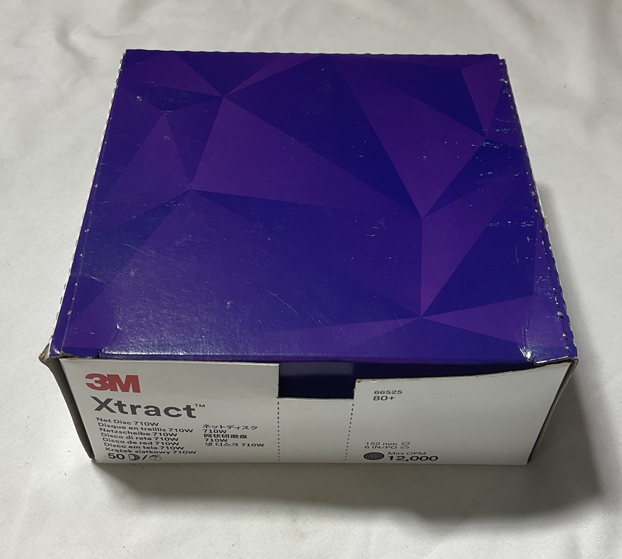 3M Xtract Cubitron II Net Disc 710W, 80+, 6 in, 50 Disks, 66525 G18