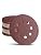 52 Pack 5 Inch 8-Hole Hook and Loop Sanding Discs Sandpaper Red Round 80 Grit Sa