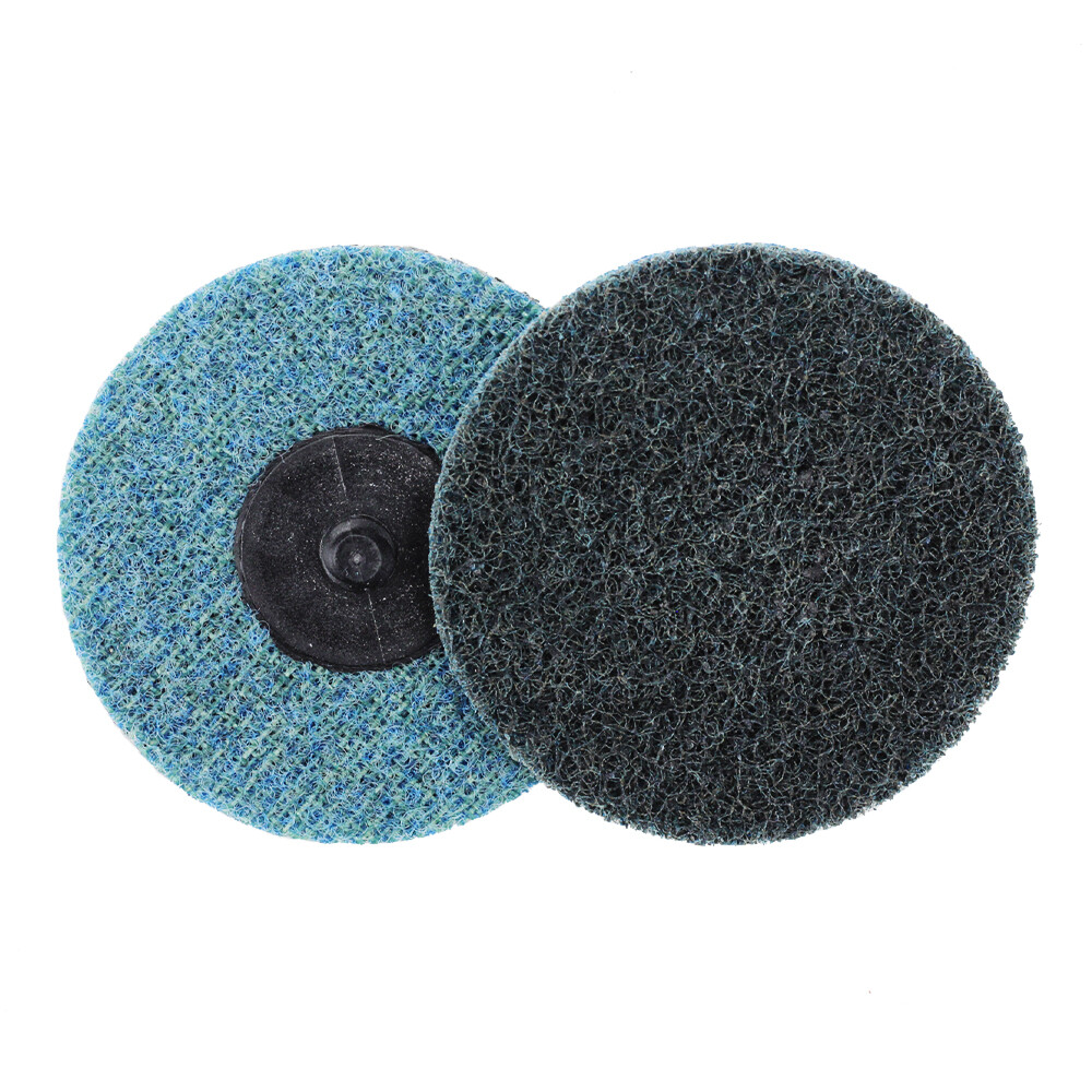 200 Pack – 3″ Roloc Surface Conditioning Discs Fine – Blue Quick Change Prep Pad