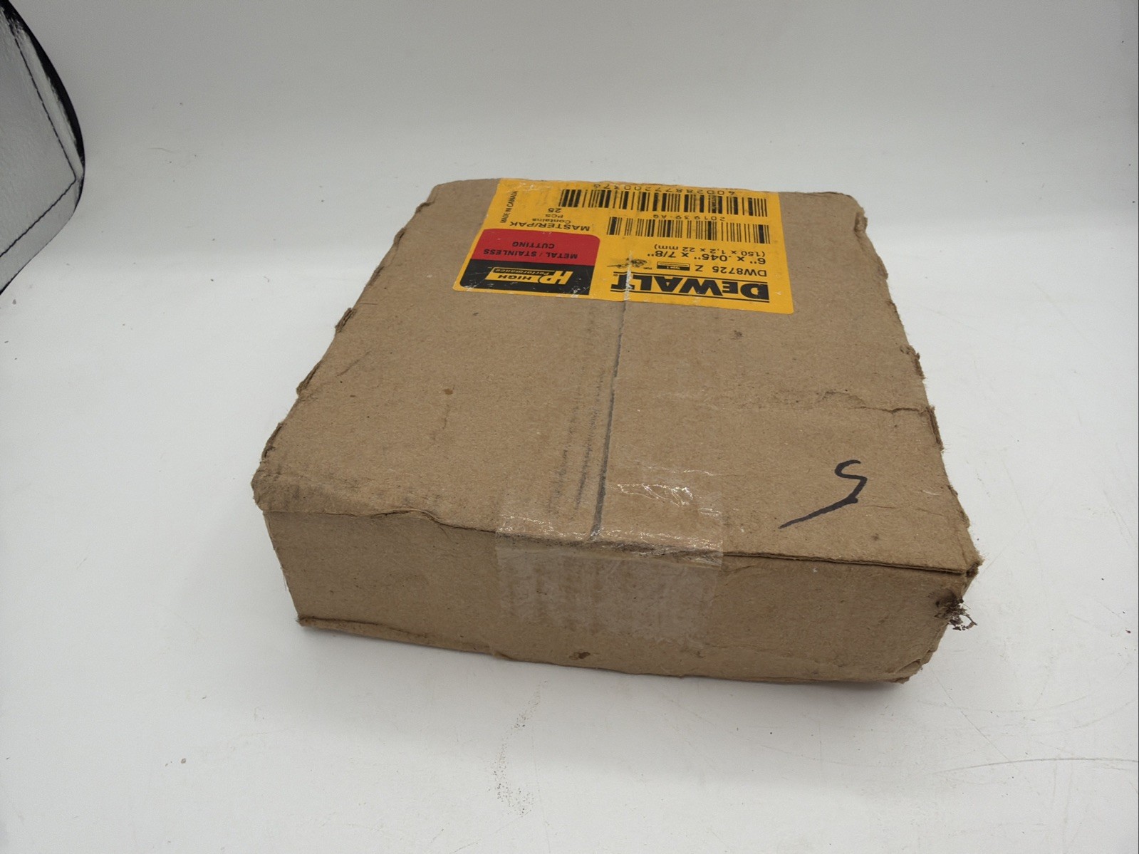 DEWALT, DW8725Z, 6″x .045×7/8″, Arbor Metal, Cut-Off Wheel, Box Of 25