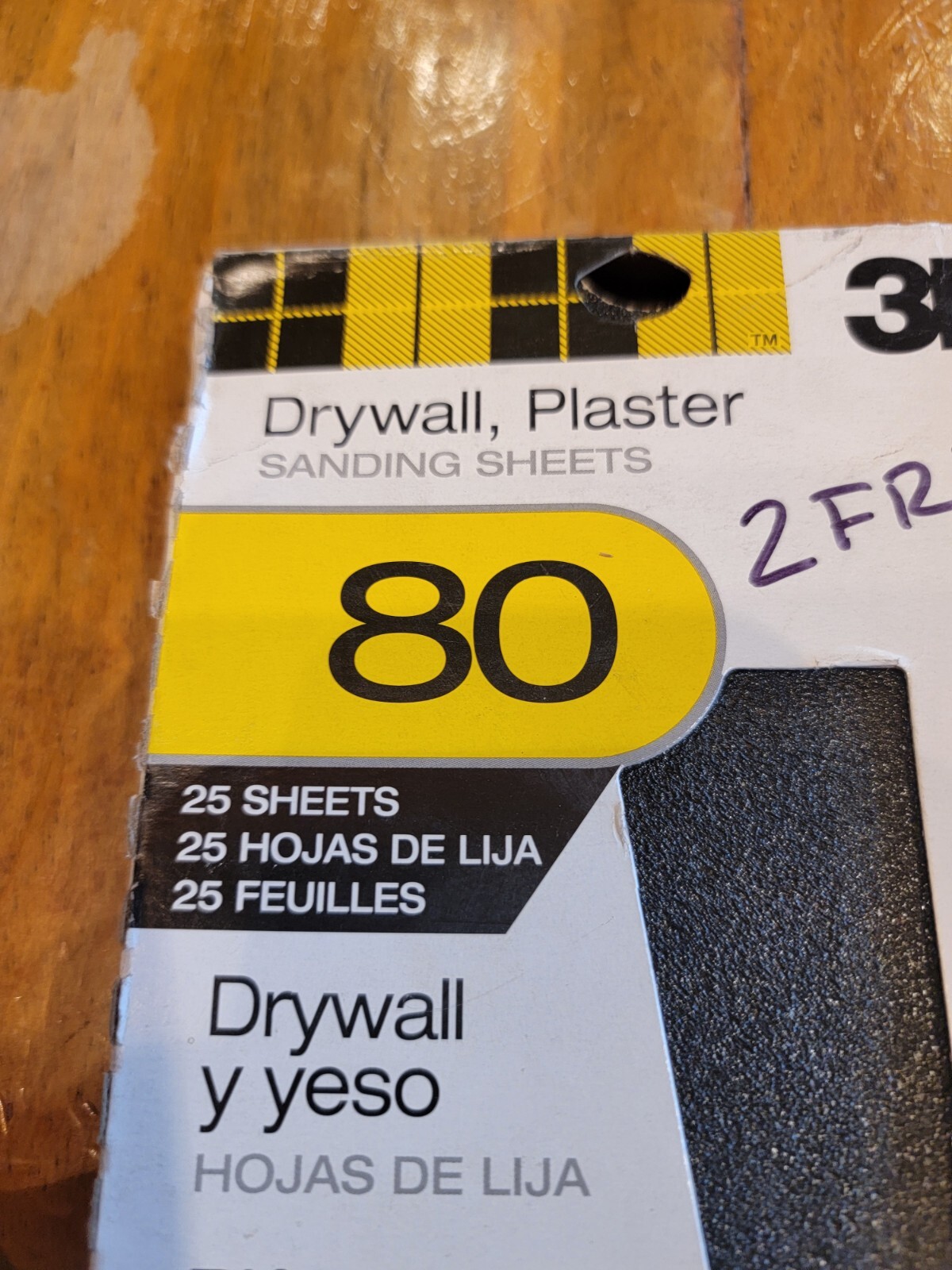 3M 99433NA 4-3/16″ x 11-1/4″ 80 Grit ProPak Drywall Sanding Sheets 25 Pack USA
