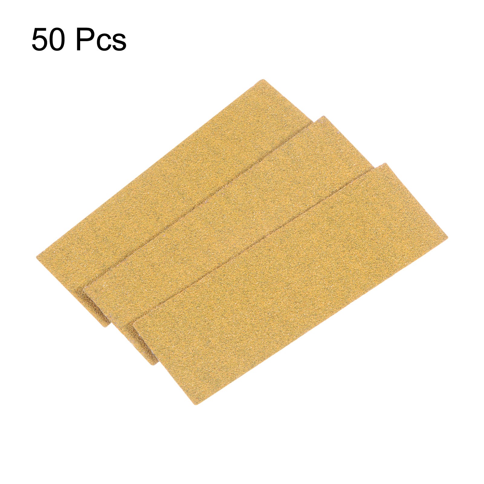 50pcs Micro Detail Sander Paper 80 Grit 3.5 x 1.2 Inch Finger Sander Sandpapers