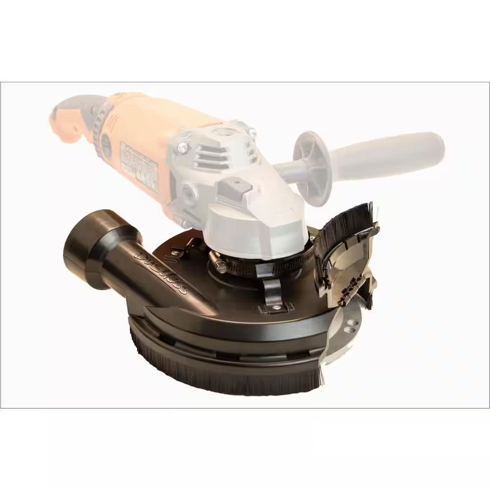 7In. Dust Shroud Pro-Universal Fit Angle Grinder Attachment for Dust Control