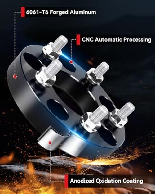 Corvette Wheel Adapters – 1 Inch – 5×4.5 to 5×4.75 – Cherokee Vehicle