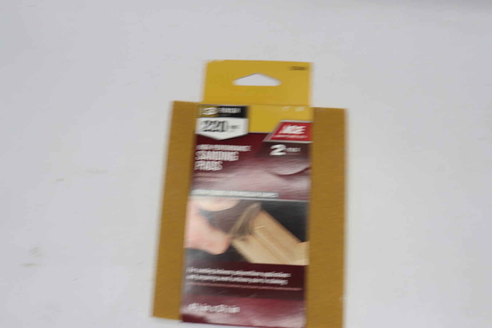 (2-Pk) Ace Extra Fine Contour Hand Sanding Pad 220 Grit 5.5″ L x 4.5″ W x 0.25″
