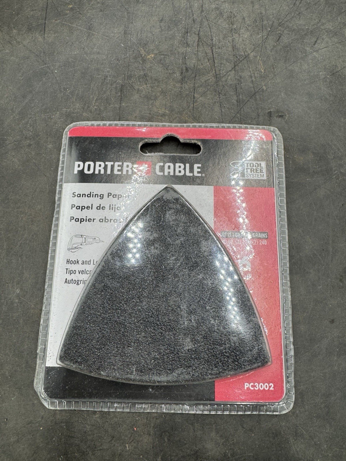 Porter Cable PC3002 Finish Paint Removal Sandpaper Triangular