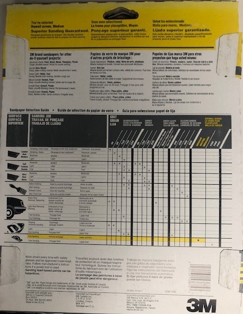 3m 9094NA 9×11 Drywall Screens Medium Grit 10 Sheets 5-2 Packs USA