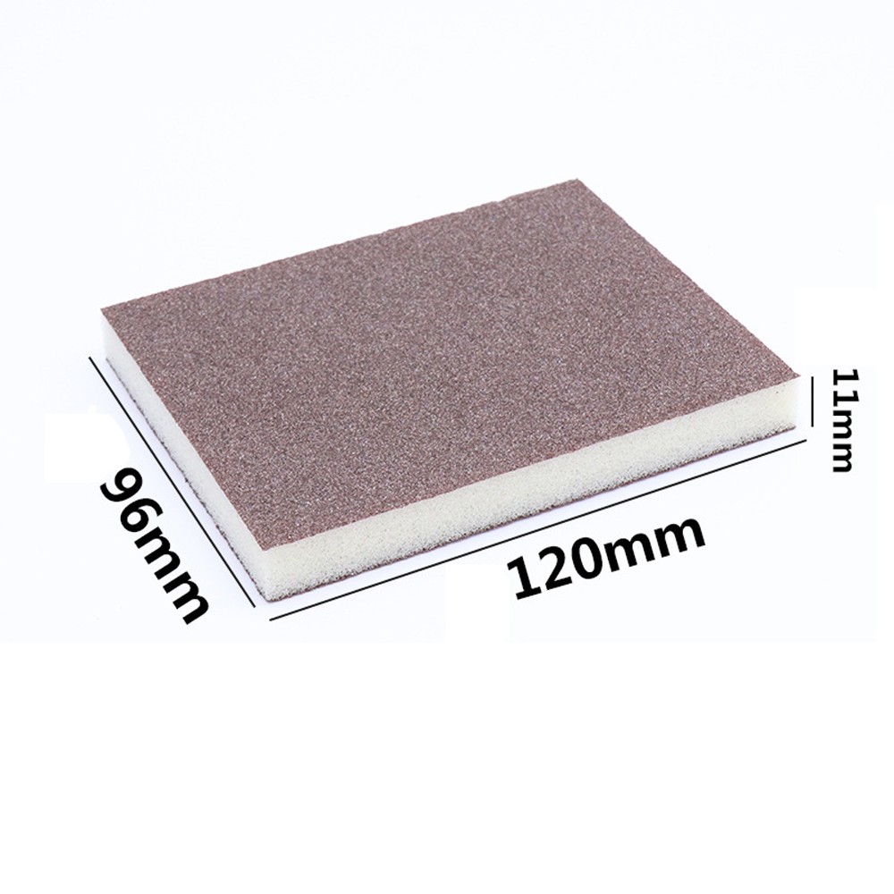 80-220 Grit Flexible Sanding Sponge Pads Wet/Dry Foam Sandpaper Polishing Block