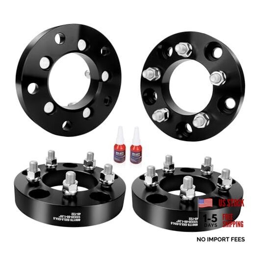 5×5.5 to 5×4.5 Wheel Adapters, 1.25 Inch 5×139.7 to 5×5.5 to 5×4.5-1/2-20