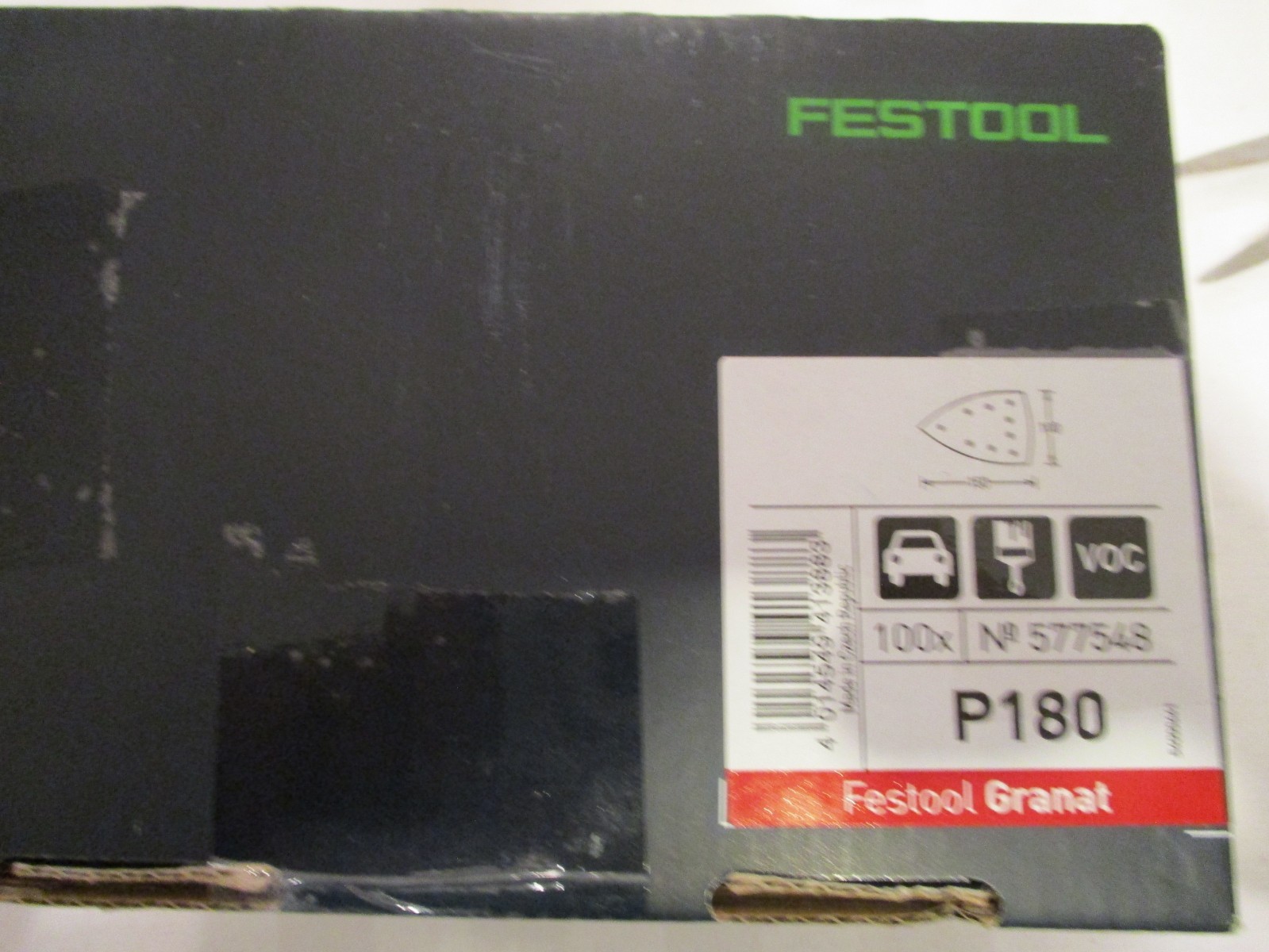 Festool 577548 P180 Grit Granat Abrasives Sheets for DTS 400 Sander, 100-Pack
