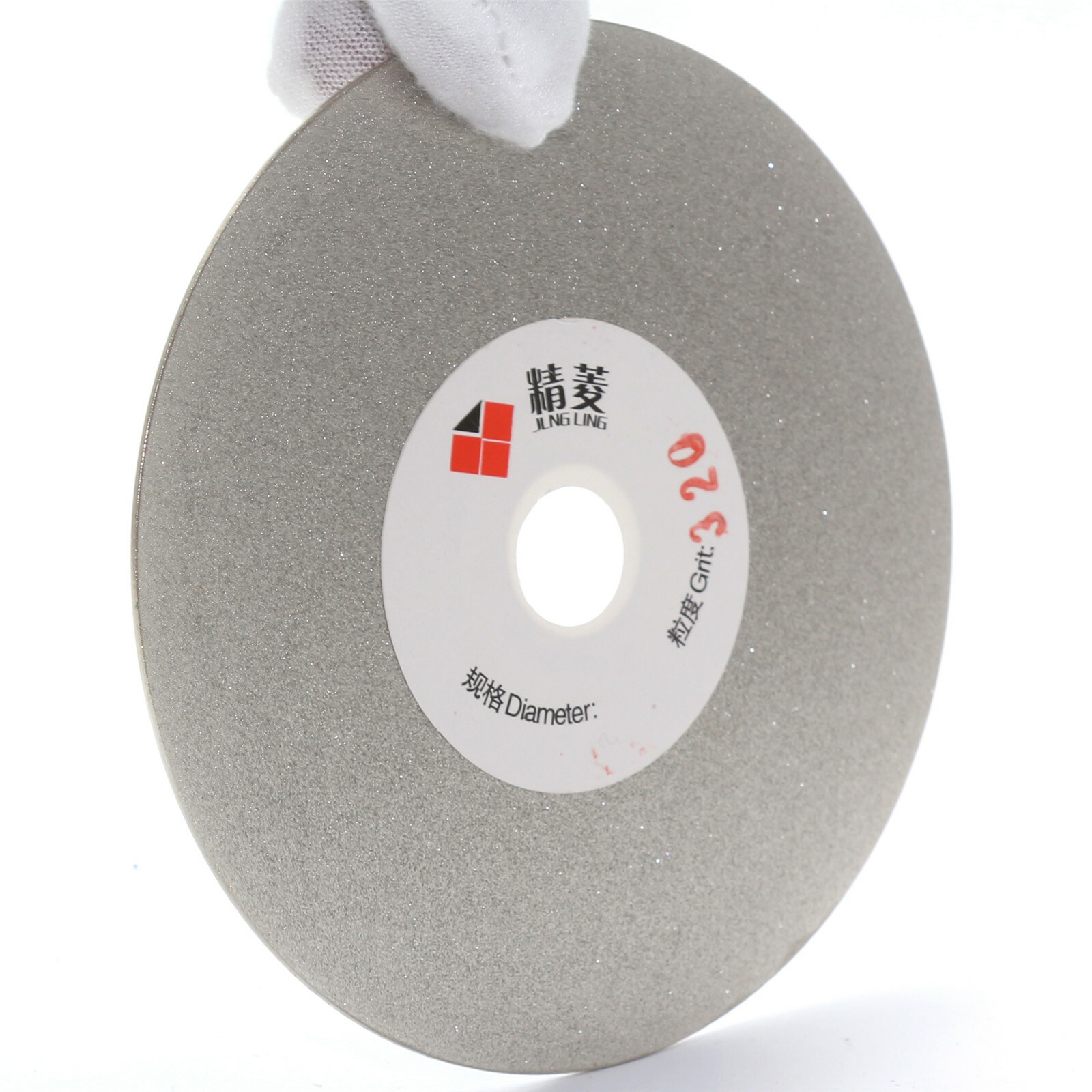 2Pcs 100 mm Diamond Lap Disk 320 Grit Flat Lap Disc For Grinding Stone