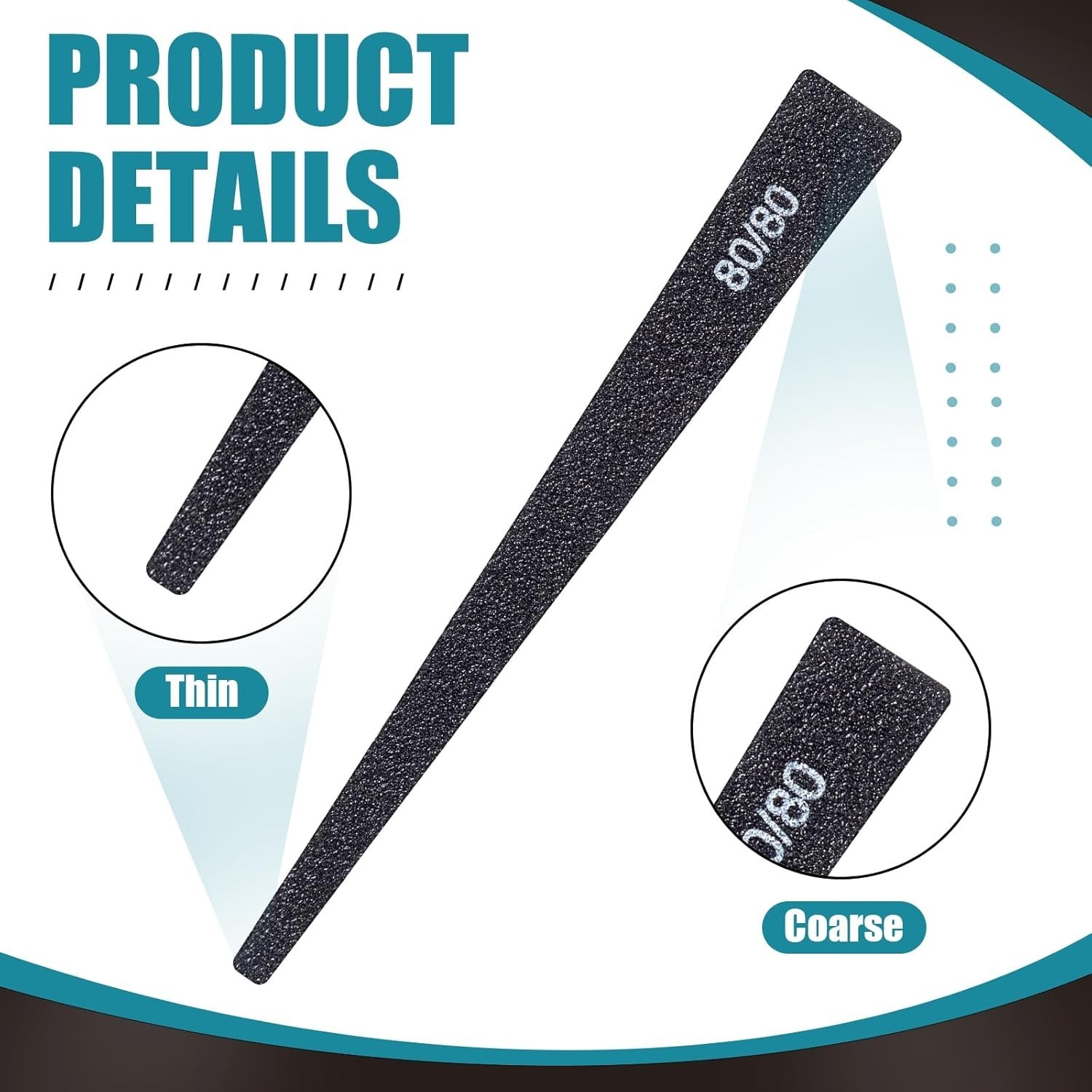 Comprehensive 20-Pcs Sanding Stick Set – Ideal for Wood, Metal & Plastic Crafts