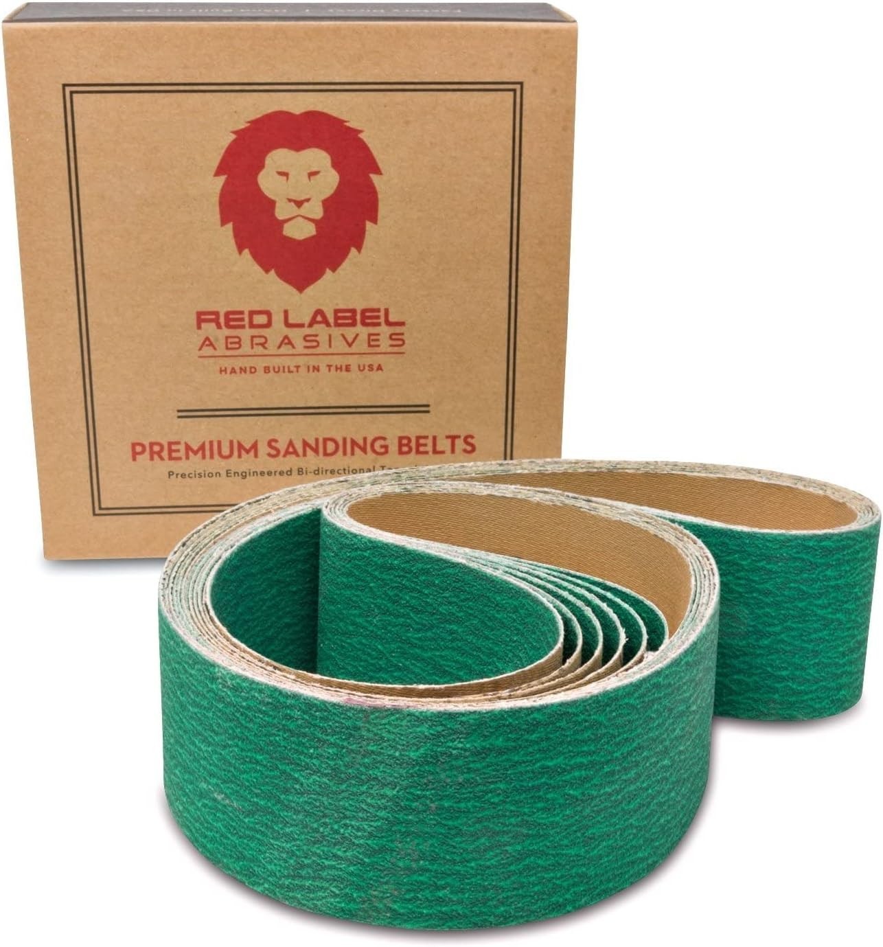 2 X 42″ 36 Grit Zirconia Sanding Belts – 6 Pack for Metal Grinding Precision