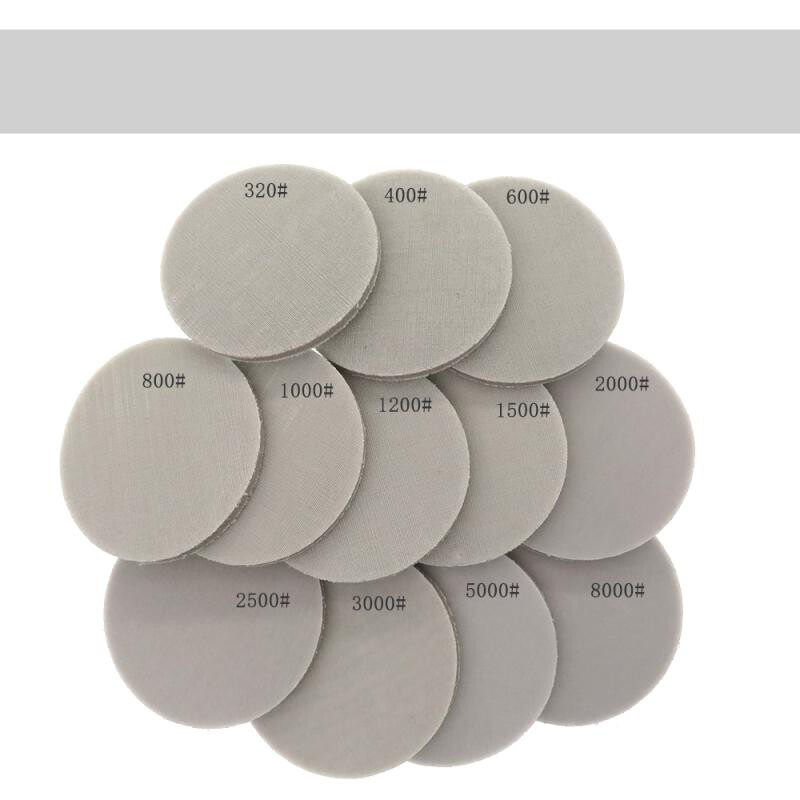 75mm 3″ Inch Sponge Sanding Disc 320-8000 Grit Hook & Loop Sandpaper Wet and Dry