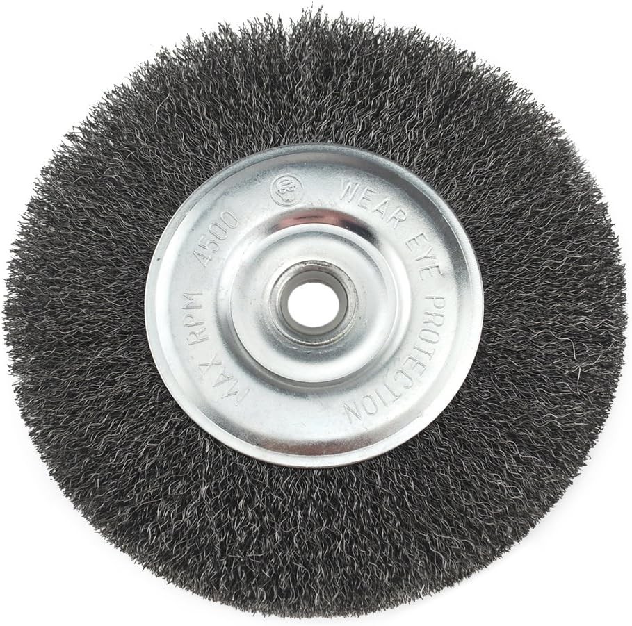 8″ Inch Wire Wheel for Bench Grinder – USA Seller – Free Shipping