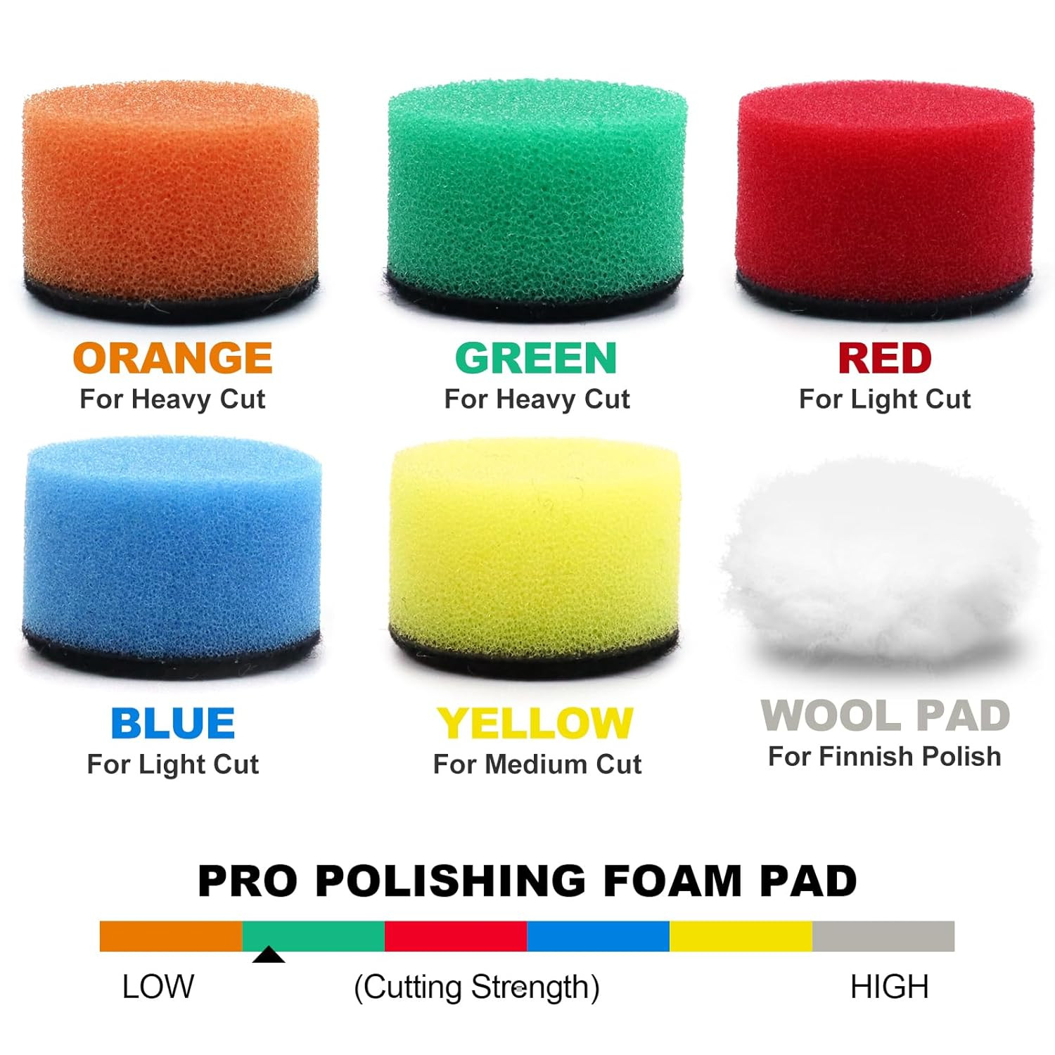 191PCS 1 inch Sanding Discs 60-10000 Grit for Drill Wet Dry Hook Loop Sandpaper