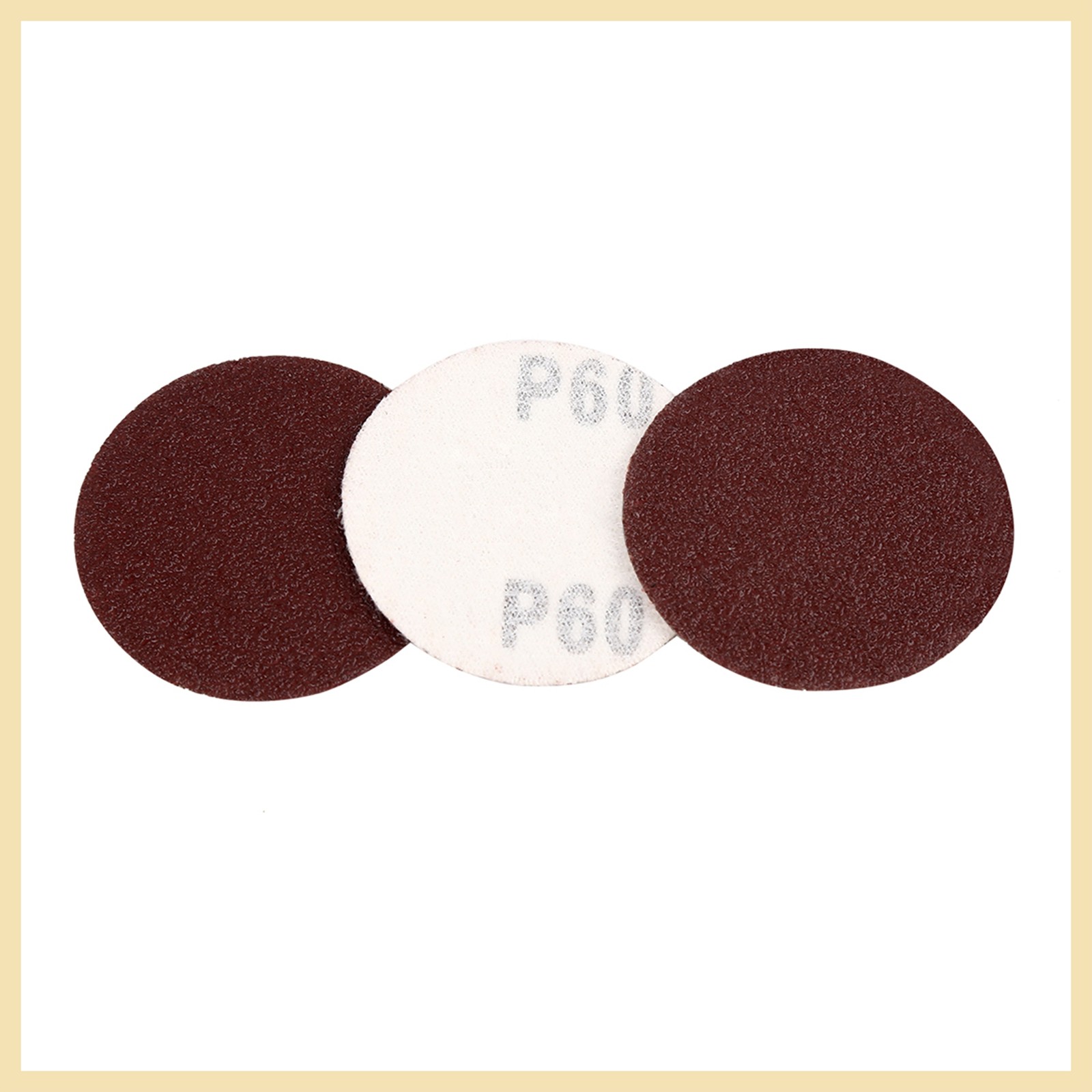 200 Pcs 2″ Hook and Loop Sanding Discs Pads 60 80 120 180 240 Grits Sandpaper