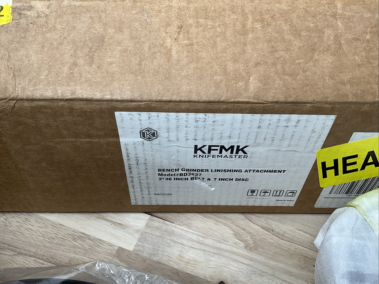 KFMK 2“x 36″ Belt Sander Attachment for Bench Grinder – 7 inch Disc
