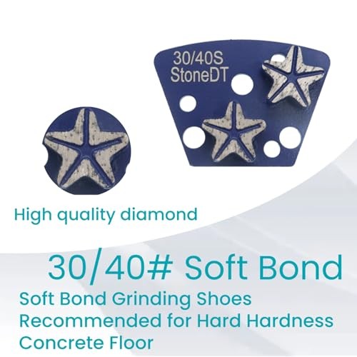 Trapezoid Concrete Floor Diamond Soft bond Coarse 30.0 30/40# Soft bond