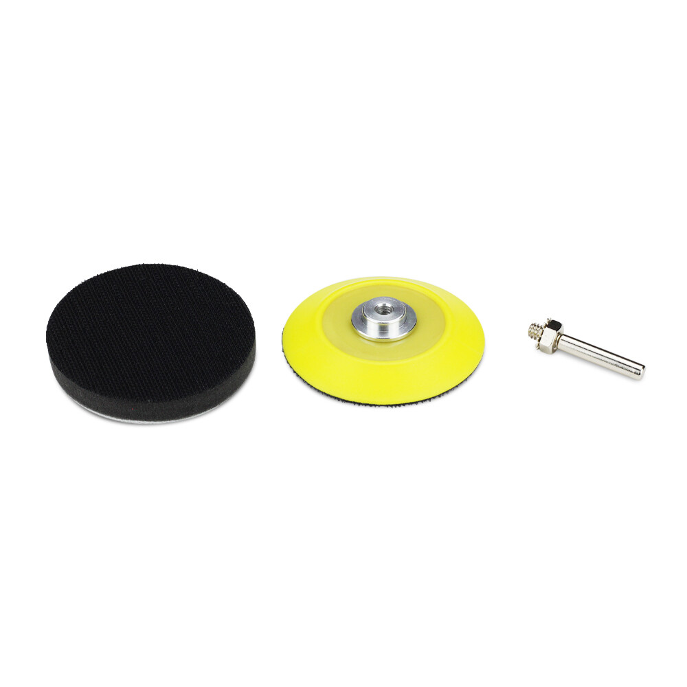 3″ Hook and Loop Sanding Disc Backing Pad with Removable Foam Layer – 1/4″ Shank