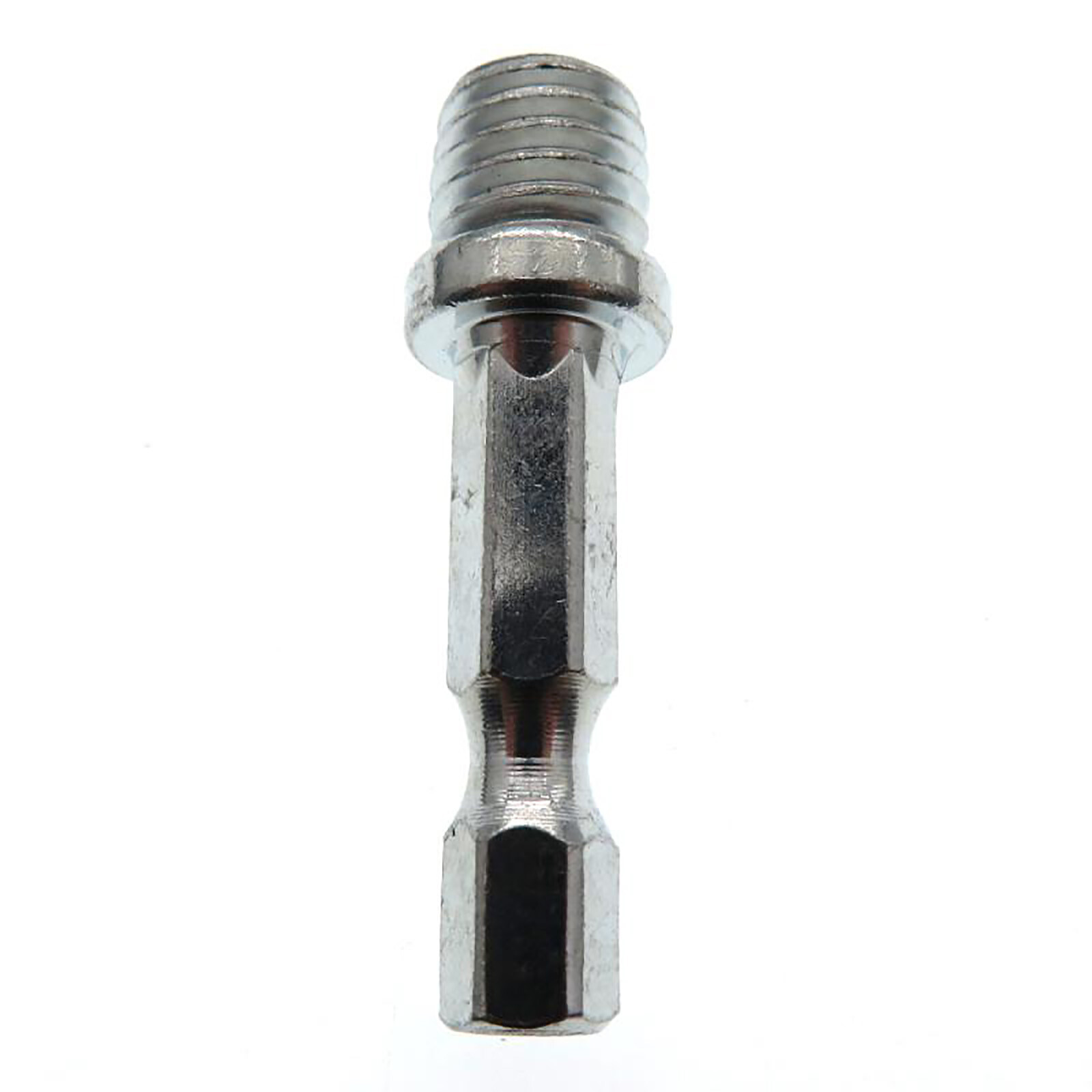 M10 M14 Thread 1/4″ Hex Shank Electric Adapter Drill for Polishing Backing Pads