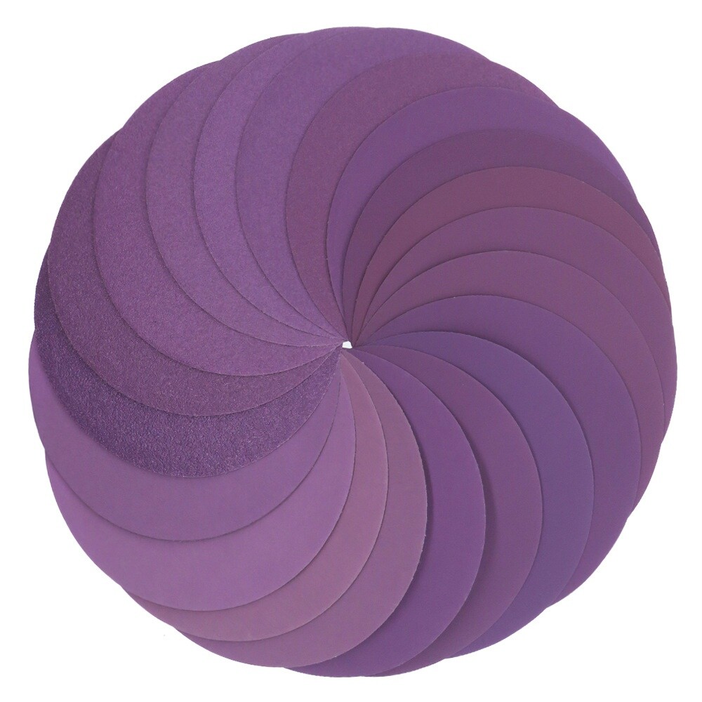 6″ 150mm Wet and Dry Sanding Discs Sandpaper Hook & Loop Pad/Tray Grit 60-10000#