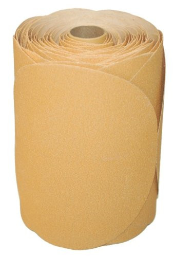 Dura-Gold – Premium – 80 Grit 6″ Gold PSA Self Adhesive Stickyback Sandin… NEW
