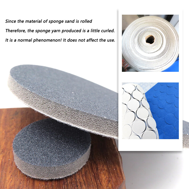 1″ – 6″ Sponge Sanding Discs 300 – 3000 Grit Hook & Loop Wet and Dry Sandpaper