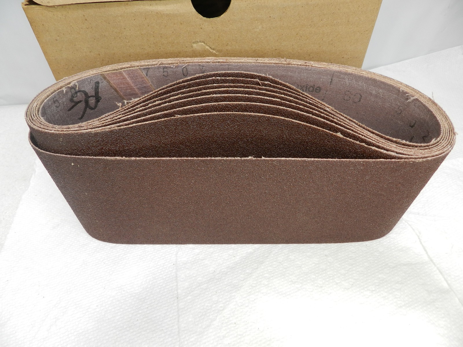 10 PACK 3×21 Inch Sanding Belts Sander Sheet 80 Grit Aluminum Oxide (N20J)
