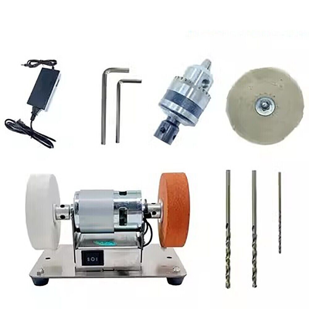 New Electric Benchtop Sander Multi-functional Sanding Polishing Drilling Machine