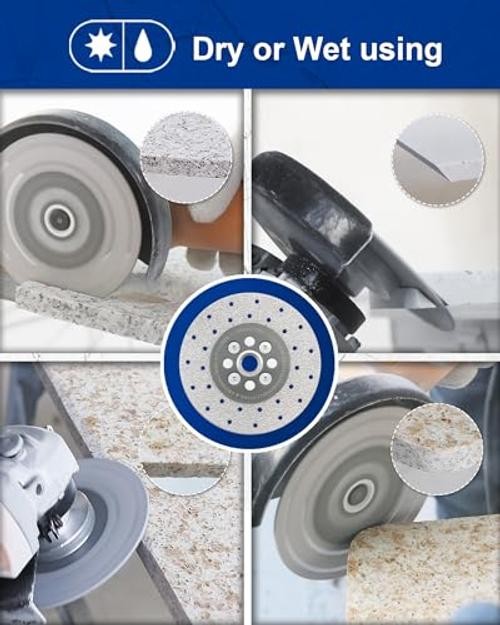 Granite Diamond Cutting Wheel for Marble Quartz, 5 Inch Fast Cutting 5 inch