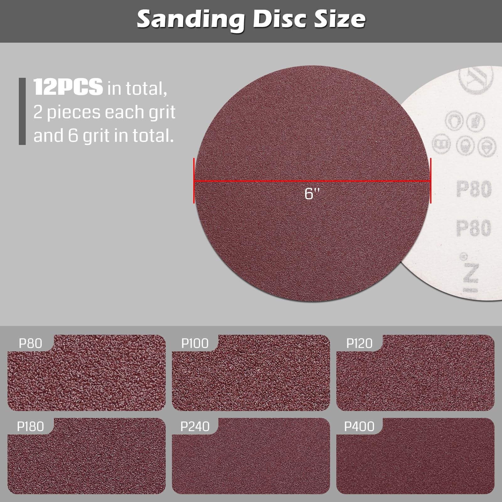 SainSmart 12PCS Aluminum Oxide 4×36 Inch Sanding Belts, 12PCS 6-inch Sanding …