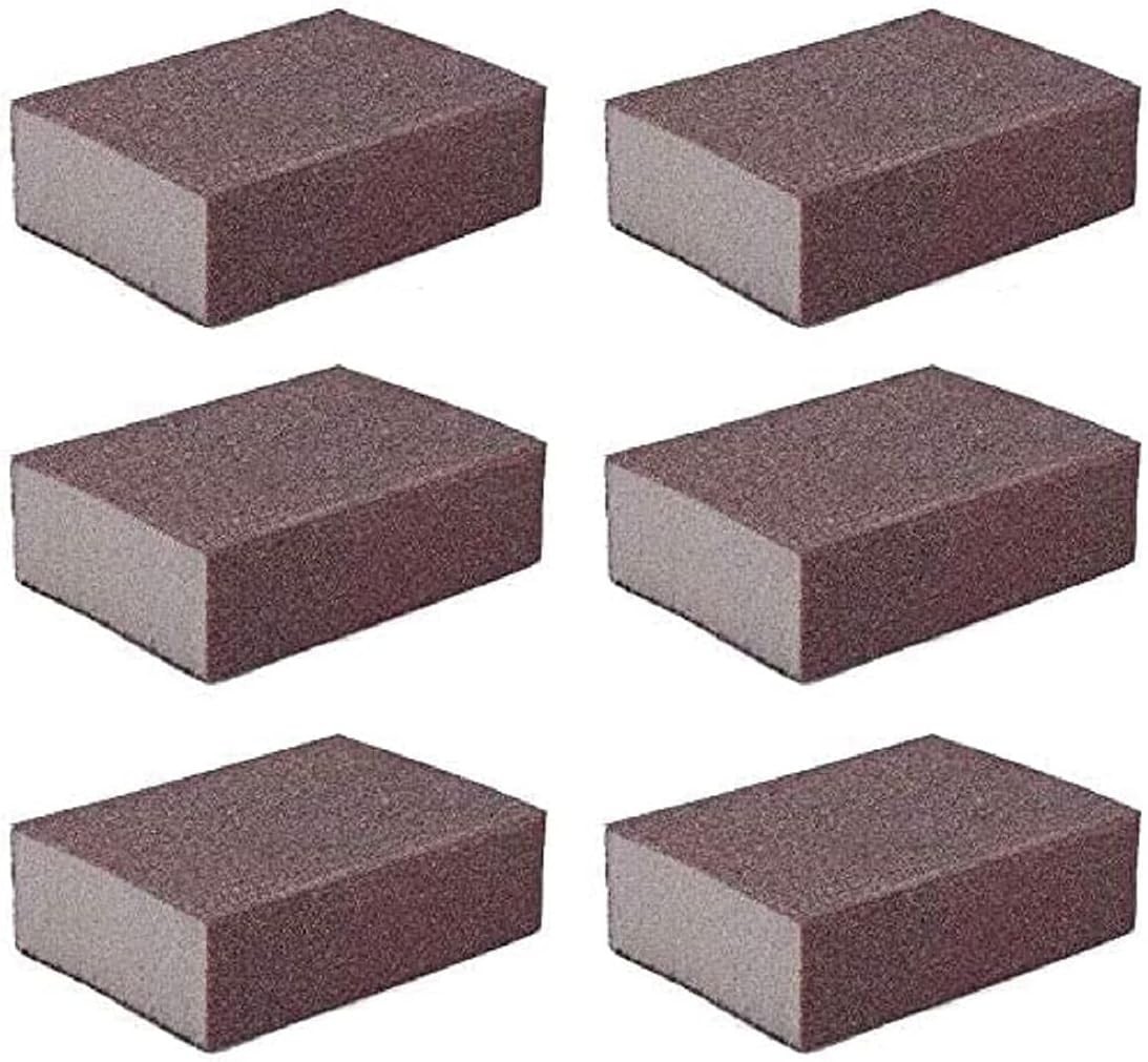 High-Density 180 Grit Sanding Blocks – Versatile Buffing Pads for Wood & Metal