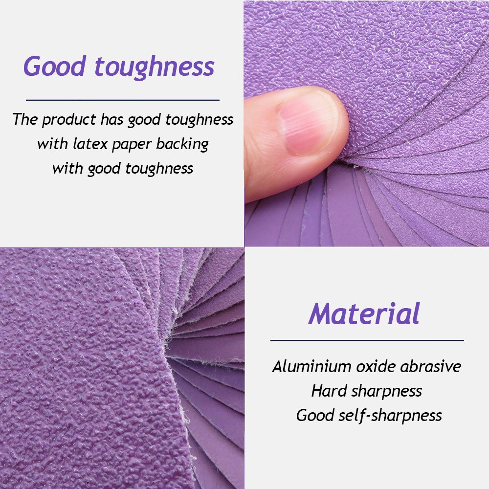 2-Inch 50mm Sanding Discs 60-10000 Grit Hook Loop Aluminum Oxide Sandpaper