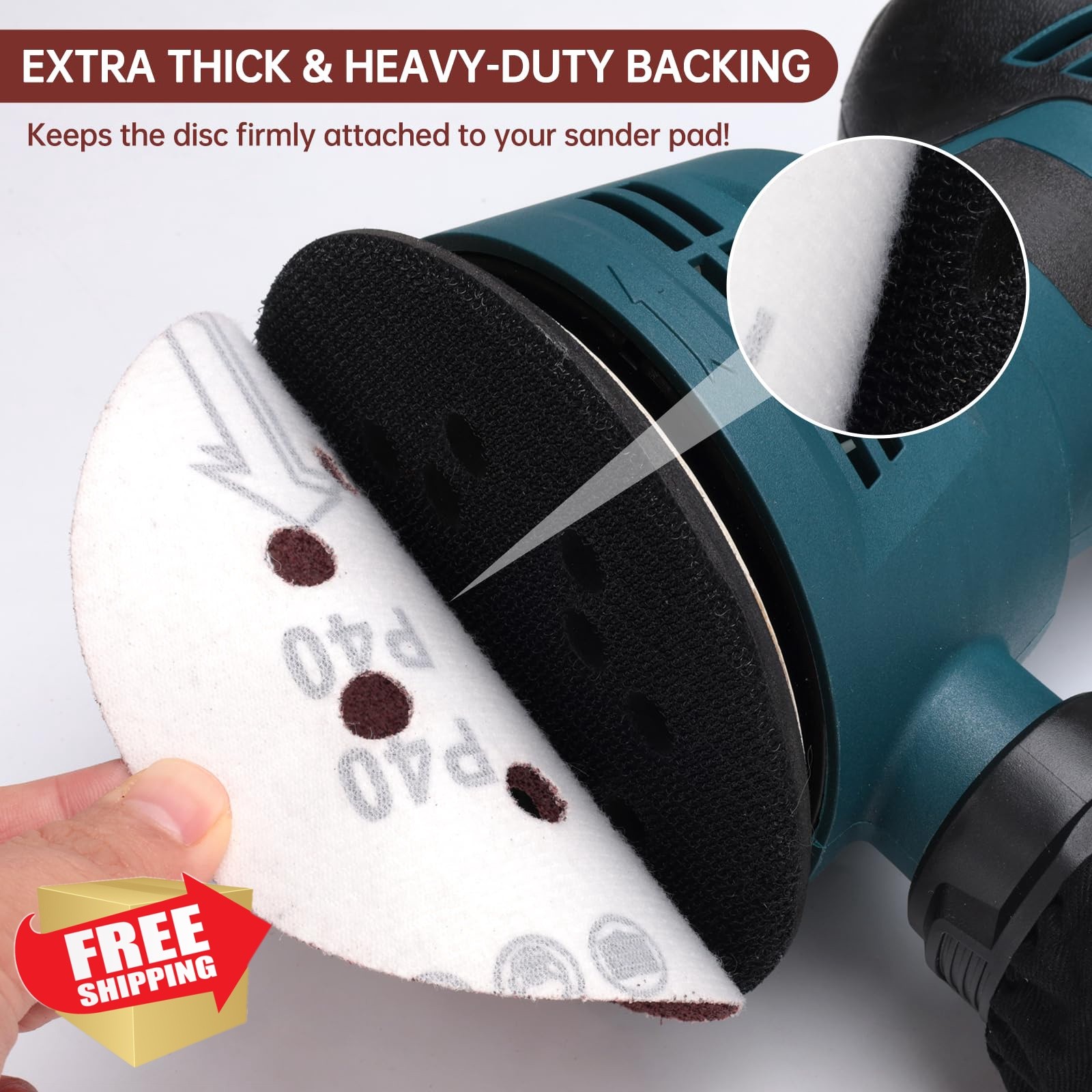 xihihiaa Sanding Discs 170 Pc 5″ 8-Hole Hook Loop