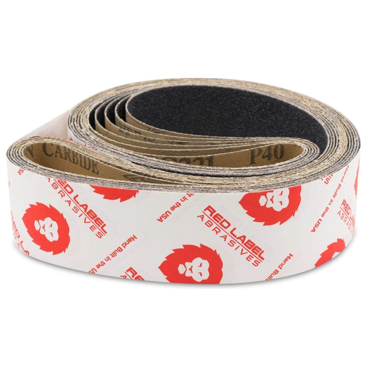 Industrial Silicon Carbide Sanding Belt 2″ x 72″ 24-1000 Grit Sandpaper 6 Pack