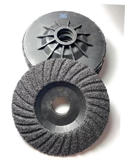 S/C Plastic Back Grinding Disc for Granite/Marble/Concrete 36 Grit 4.5 inch
