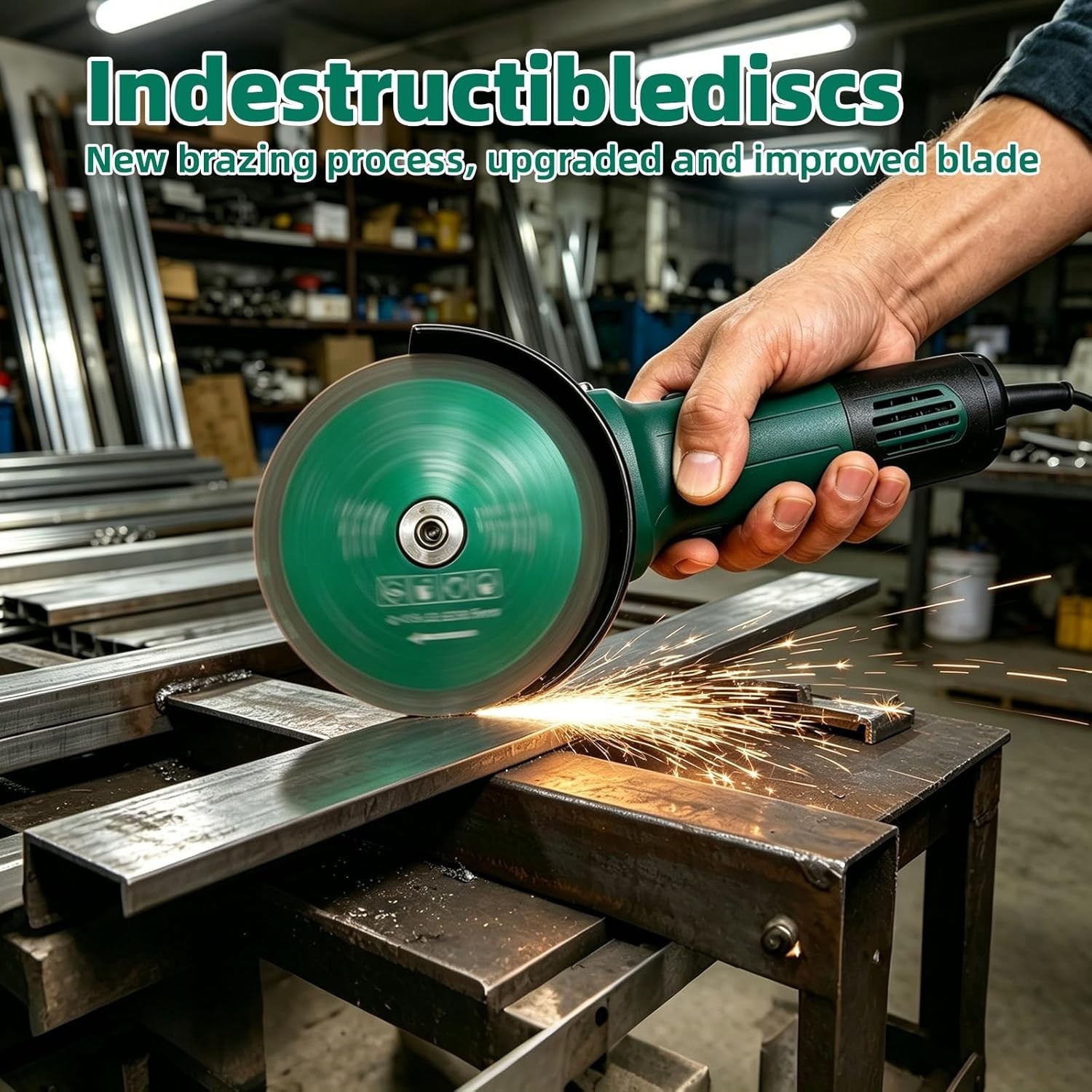 3/5/10 Pcs 4.5” Indestructible Disc for Grinder, Multipurpose Cutting & Grind…