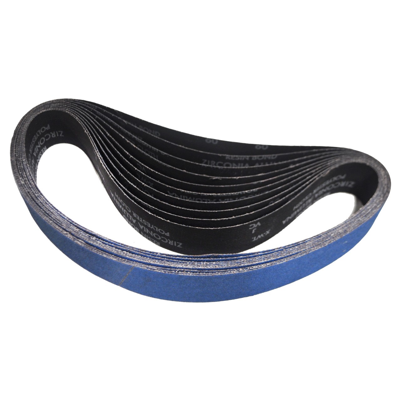 Norton 78072780491 2×36” BlueFire R823P ZA Cloth Narrow Belts 60 Grit 10 pack